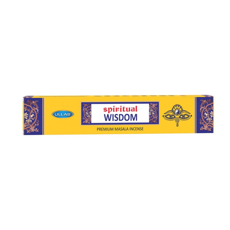 Ullas Spiritual Wisdom Agarbathi Premium Masala Incense Sticks with Sweet Fragrance , 180 Incense Sticks - Image 2